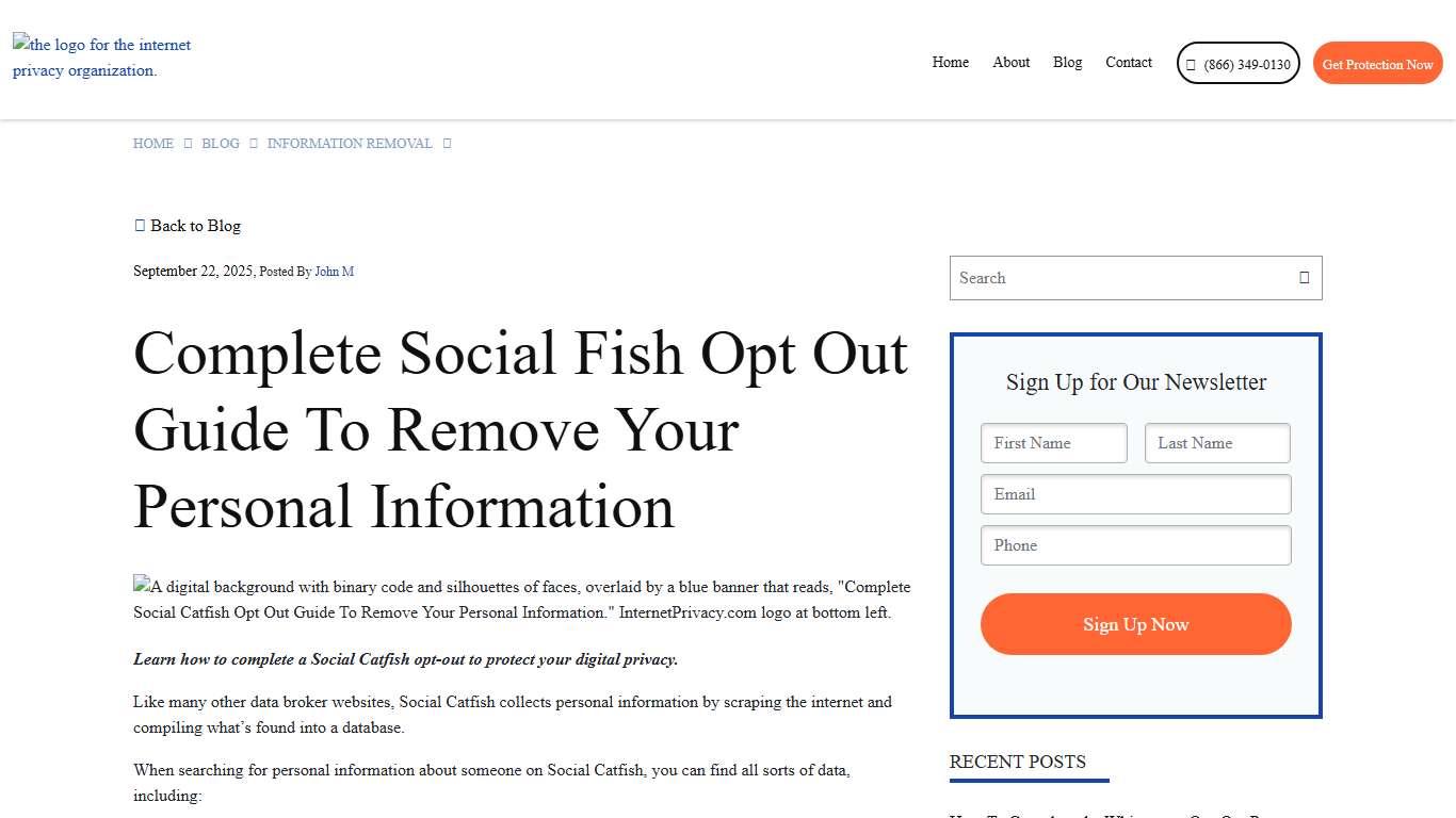 Social Fish Opt Out Guide To Remove Your Personal Information
